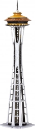 Metal Earth 3D sestavljanka Premium Series: Space Needle – kovinski model stolpa