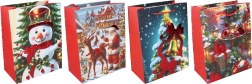 Darilna vrečka S 18 × 23 × 10 cm Božič