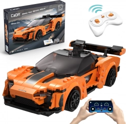 Gradbeni komplet CaDA RC športni avto BLAZE CAR, oranžen, Dual Mode, 295 delov
