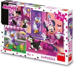 Dino puzzle Disney Minnie 3×55 kosov