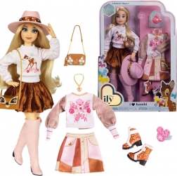Disney ILY 4Ever modna punčka z motivom Bambi in setom dodatkov 30 cm