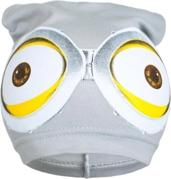 Pomladna otroška kapica New Baby z motivom Minion, siva