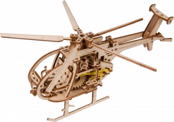 Lesene 3D sestavljanke – helikopter