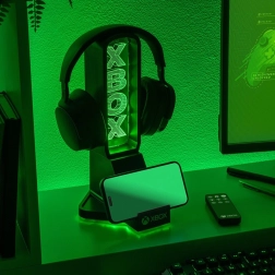 Igralno stojalo XBOX z LED osvetlitvijo in USB‑C polnjenjem