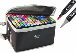 Set dvostranskih markerjev v vrečki, 168 kosov