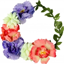 Naglavni venec s Pisanim Cvetjem