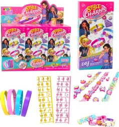 DIY komplet zapestnic z živalskimi obeski – 4 nastavljive zapestnice