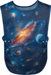 Otroški pralni predpasnik vesolje