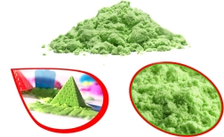 Magčni kinetični pesek za otroke 1 kg – Zelena