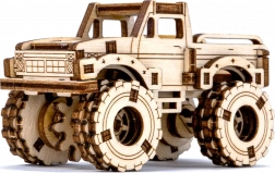 Lesena 3D sestavljanka – model monster trucka