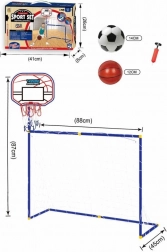 Športni komplet 2v1 SPORTO za KOŠARKO in NOGOMET