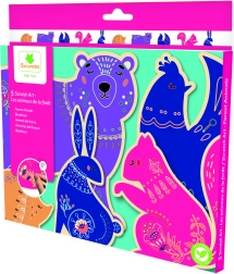 Scratch Art gozdne živalce