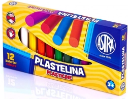 ASTRA plastelin set 12 barv 12×13 g