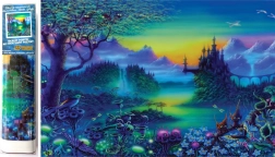 Norimpex diamantno slikanje Skrivnostni grad 30x40 cm