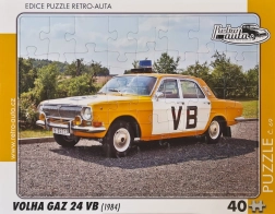 RETRO-AUTA puzzle Volga GAZ 24 VB 40 kosov