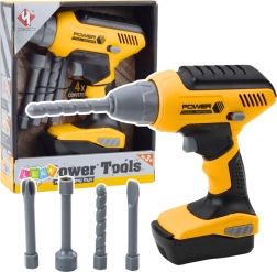 Interaktivni akumulatorski vrtalnik z LED-svetilko in zamenljivimi nastavki