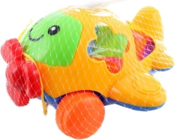 Vstavljanka letalo – plastična igrača za otroke od 3 let