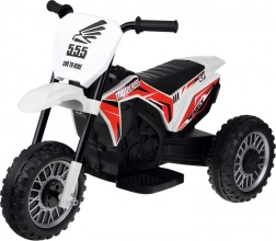 Otroški električni trikolesnik z glasbo – Bela