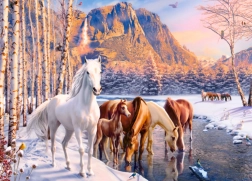 Sestavljanka zimsko taljenje 180 kosov