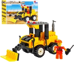 Construction set construction machine with figure
