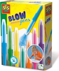 Pihalni flomastri SES – set 7 barv