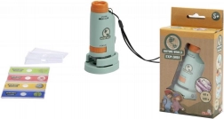 Žepni mikroskop z lučko 60–180x