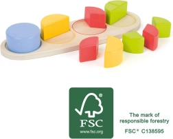 Small Foot Lesena izobraževalna tabla Ulomki