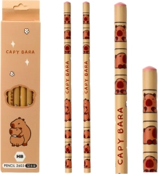 Komplet skicirnih svinčnikov s kapibaro, 12 kosov