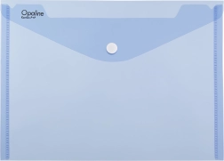 Mapica z gumbom A4 OPALINE, modra (pakiranje 5 kos)
