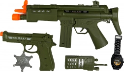 Vojni set s strojnico s svetlobnimi in zvočnimi učinki