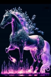 Diamantno slikanje Duh konja 30x40 cm