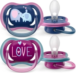 Philips AVENT ultra air duda 18m+ za deklice slon 2 kosa