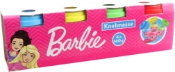 Plastelin BARBIE – komplet 4 velikih lončkov