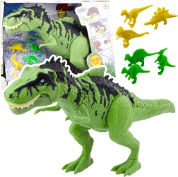 Set dinozavrske igrače z zvokom in mini figuricami