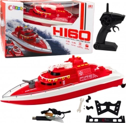 Rdeča reševalna motorna ladja na daljinsko upravljanje 1:28