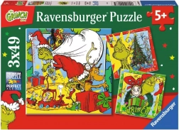 Ravensburger Puzzle Grinch 3x49 kosov