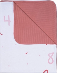 Bubaba odeja Moj prvo leto rožnobela