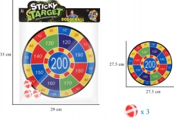 Cilj za varno metanje z žogicami na ježka 28 cm