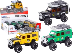 kovinski terenski voz 1:32 s svetlobami in zvoki, vztrajnik