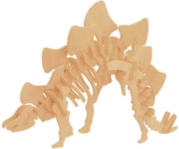 Woodcraft lesene 3D sestavljanke Stegosaurus