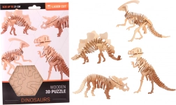 3D lesena sestavljanka dinozaver