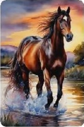 Diamantni mozaik - Bežeči konj