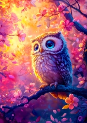 Enjoy Puzzle Snowy Owl 1000 Pieces