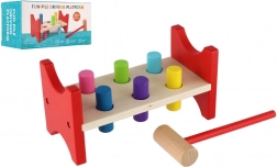 Lesena tolkala s kladivcem za razvoj motorike