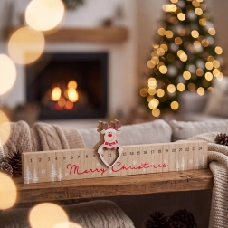 Adventni koledar »Merry Christmas« z jelenom