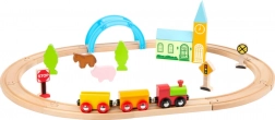 Lesena vlakovna proga mesto in podeželje SMALL FOOT