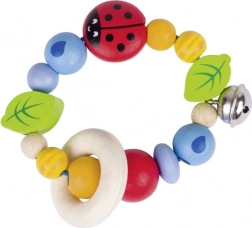 Goki tipalni motorični obroček Pikapolonica z zvončkom