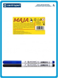 Centropen Zbrisljiva tabla A5 obojestranska z 2 flomastri