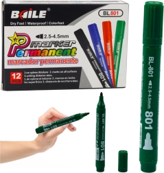 trajni vodoodporni zeleni označevalnik 2,5–4,5 mm