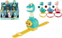 Zapestni projektor dinozaver za otroke, plastika, 11 cm, 3 barve